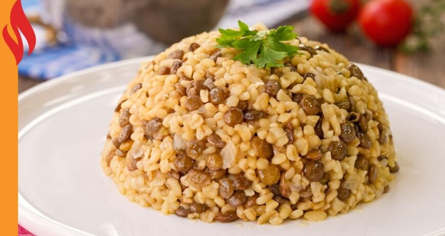 🍲 Dovana ile Mercimekli Bulgur Pilavı