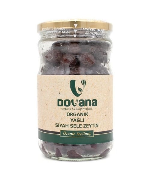 Organik Yağlı Sele Süper Siyah Zeytin