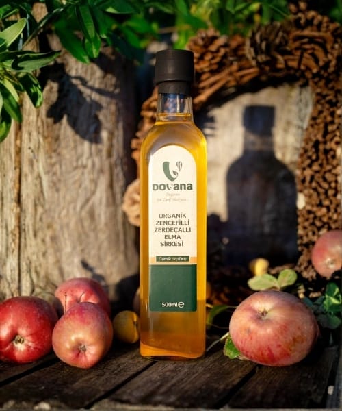 Organik Zencefilli Zerdeçallı Elma Sirkesi - Görsel 2