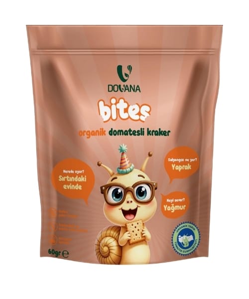 Organik Domatesli Kraker