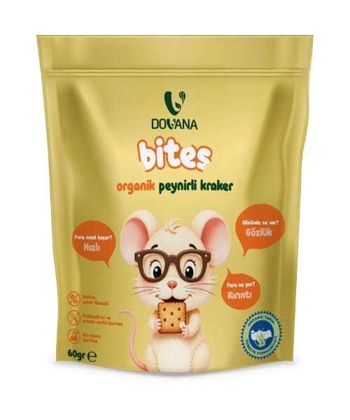 Organik Peynirli Kraker